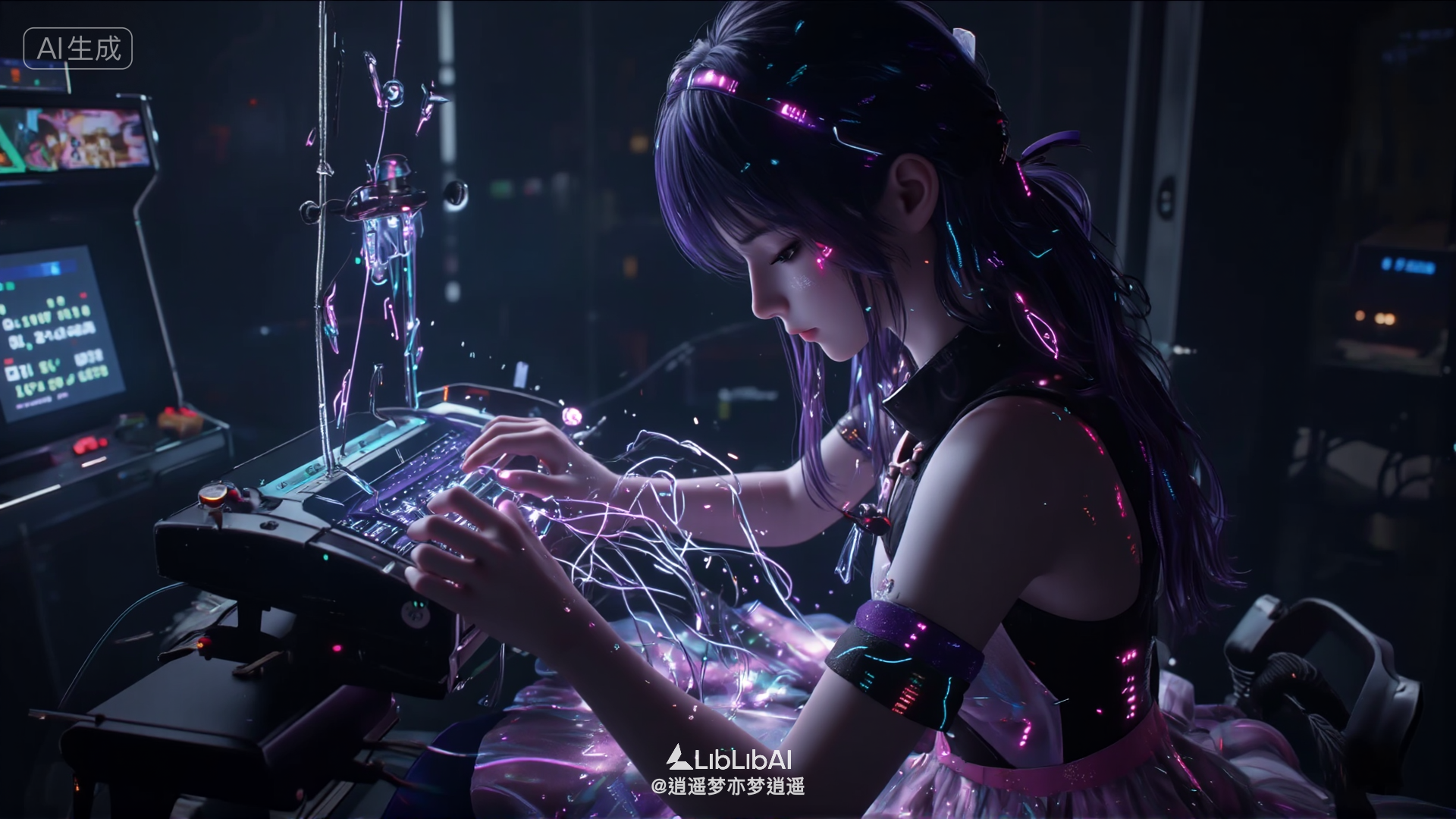 赛博朋克生成图